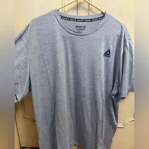 Reebok Men's Heather Light Blue Performance Tee